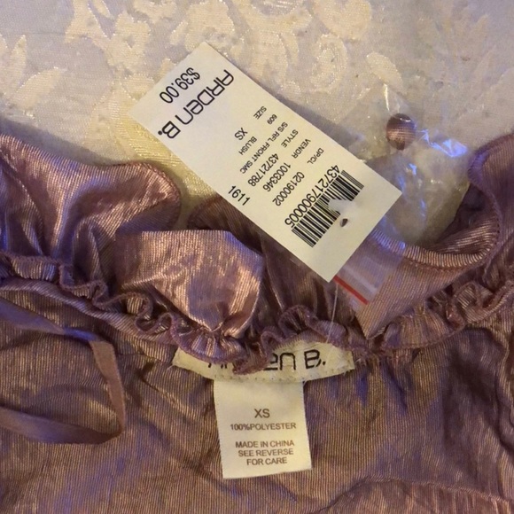 Pink Blush Ruffle Party Top⬇️⬇️⬇️ - Picture 4 of 5